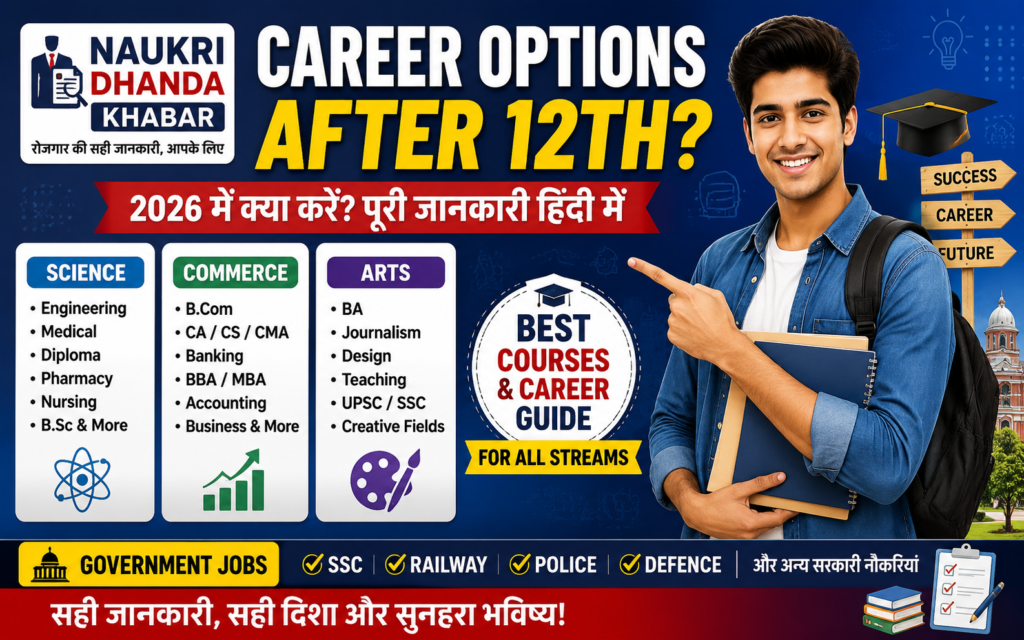What to Do After 12th? 2026 Best Career Options, Courses & Govt Jobs