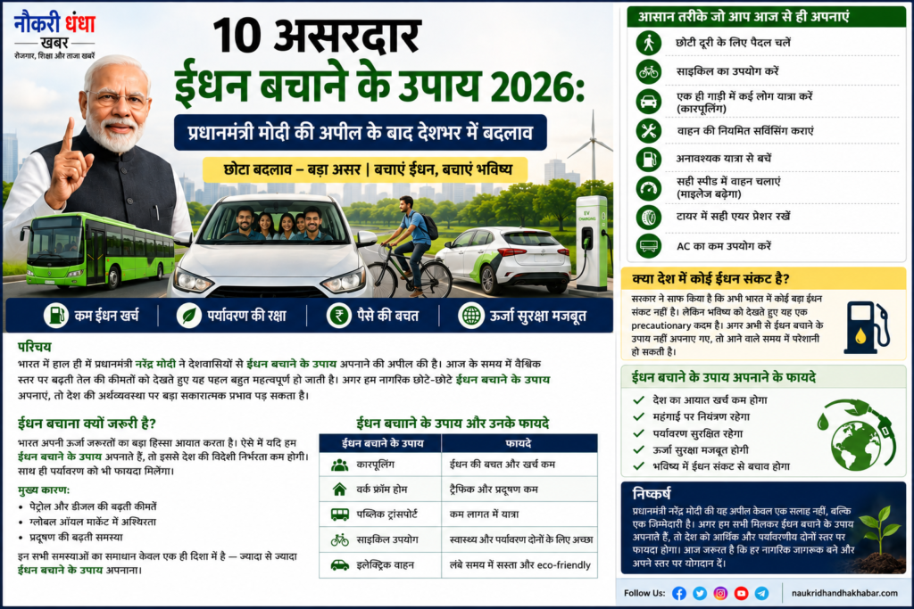 ईंधन बचाने के उपाय 2026: कारपूलिंग, साइकिल, पब्लिक ट्रांसपोर्ट और इलेक्ट्रिक वाहन से पेट्रोल-डीजल की बचत