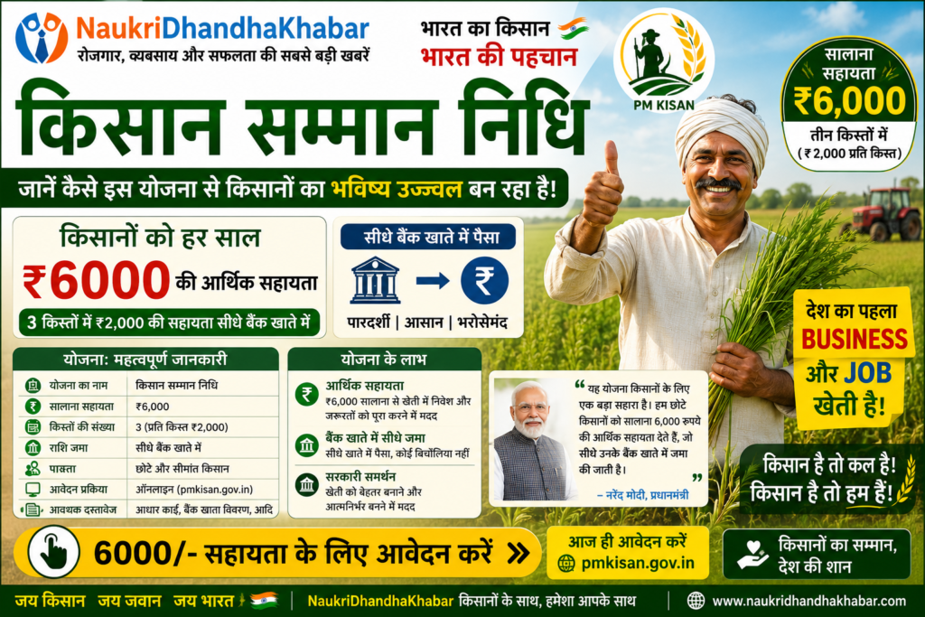 Kissan Samman Nidhi भारत का गौरव: किसान सम्मान निधि से उज्ज्वल भविष्य की ओर | ₹6000 की सालाना सहायता
