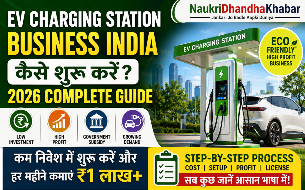 EV Charging Station Business India Kaise Start Kare? “Ultimate” Low Investment High Profit Guide 2026