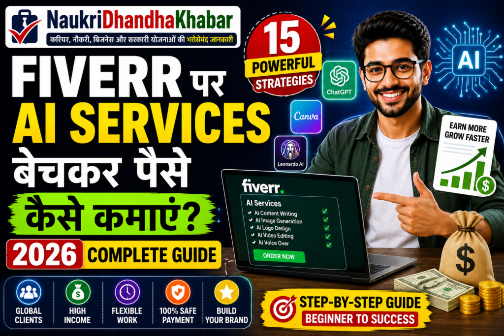 Fiverr AI Services बेचकर पैसे कैसे कमाएं?